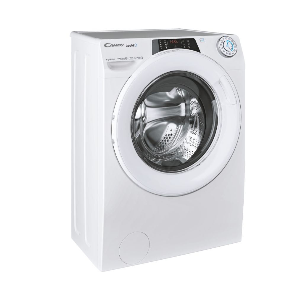 Candy RO4 1274DWMT/1-S (slim) RapidO' Mašina za pranje veša 7kg 1200 obrt/min 9 Brzih Programa, Bela