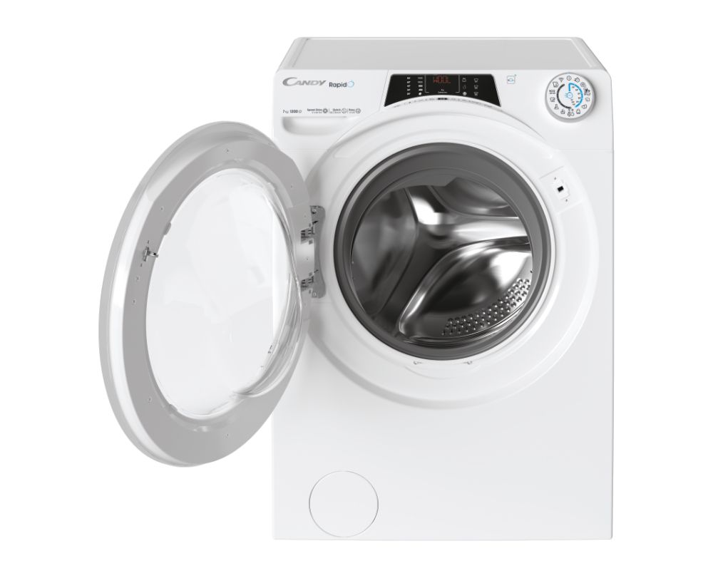 Candy RO4 1274DWMT/1-S (slim) RapidO' Mašina za pranje veša 7kg 1200 obrt/min 9 Brzih Programa, Bela