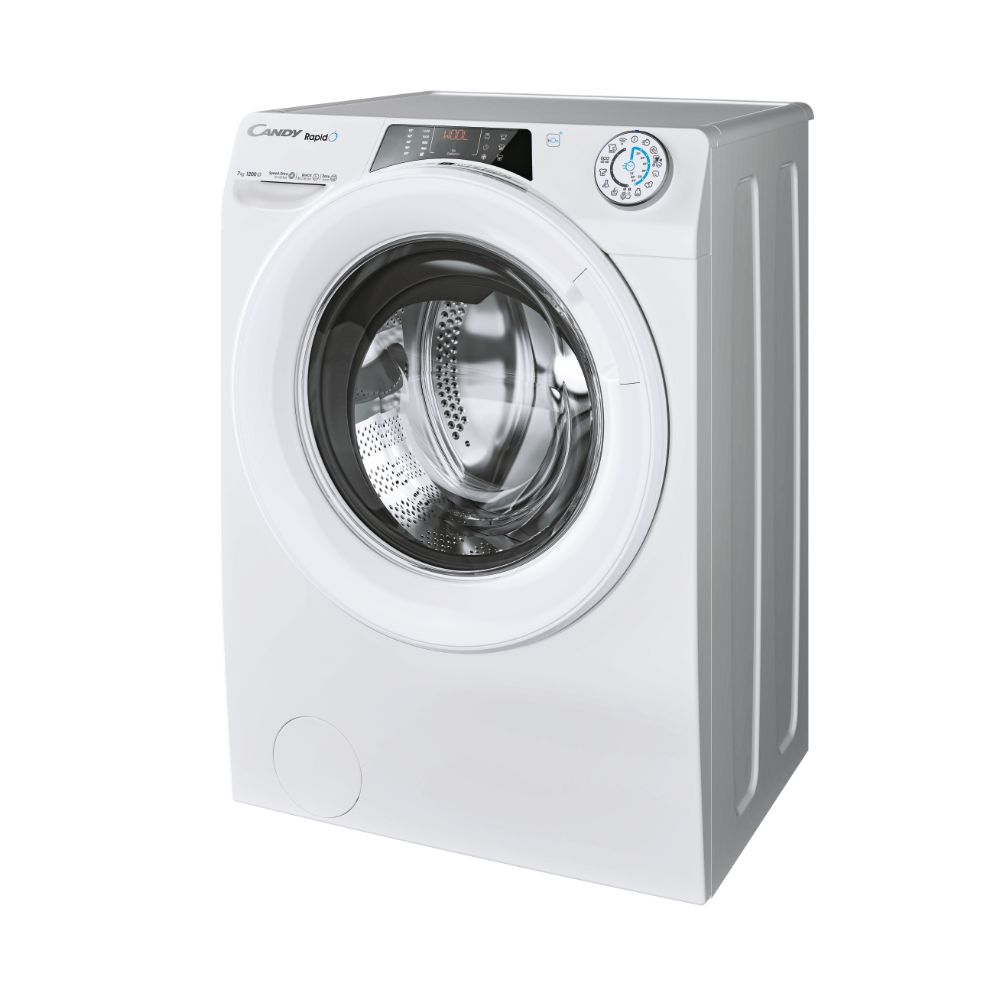 Candy RO4 1274DWMT/1-S (slim) RapidO' Mašina za pranje veša 7kg 1200 obrt/min 9 Brzih Programa, Bela