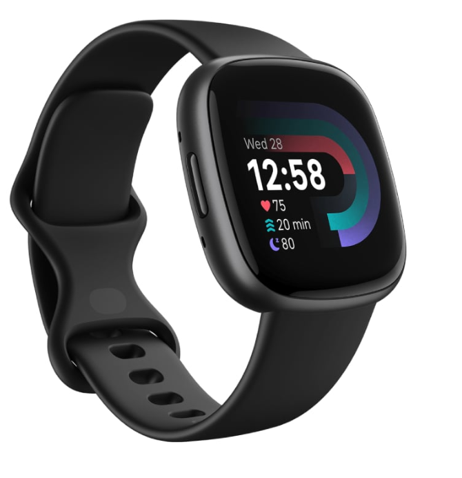 Fitbit FB523BKBK Versa 4 Pametni sat, Crni