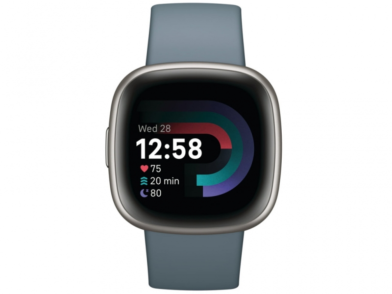 Fitbit Versa 4 FB523SRAG Pametni sat Waterfall Blue/Platinum