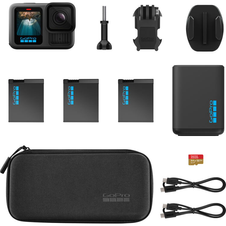 GoPro Hero 13 Black akciona kamera sa produženim napaјanjem, Black