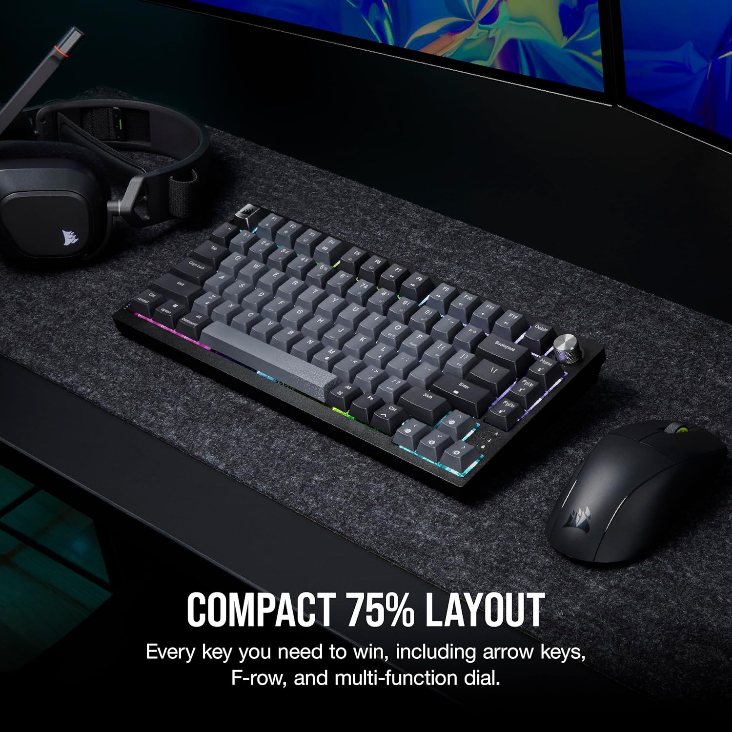 Corsair CH-91D401L-NA K65 Plus Tastatura bežicna/mehanicka RGB, Crna