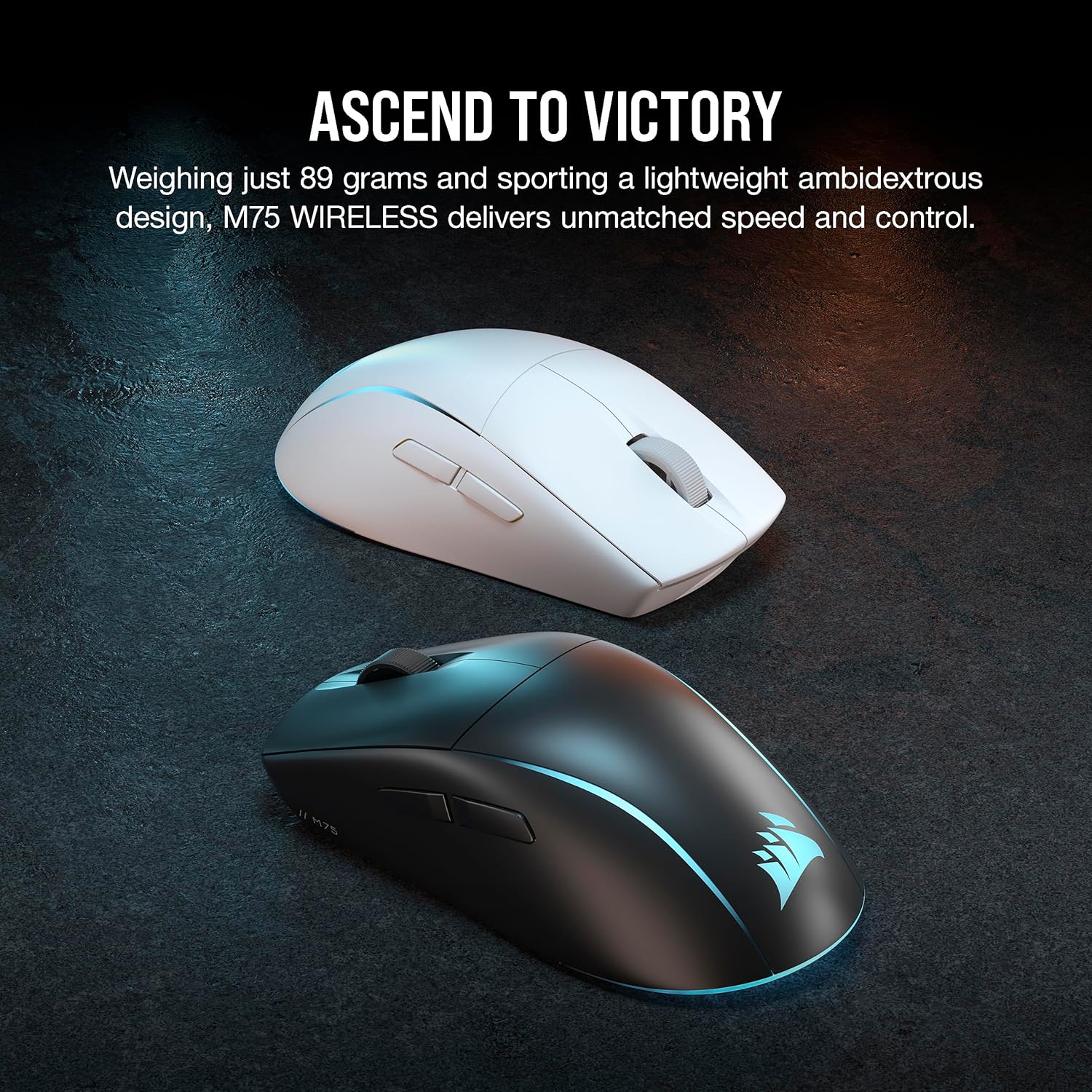 Corsair M75 Gaming miš WIRELESS, Crni