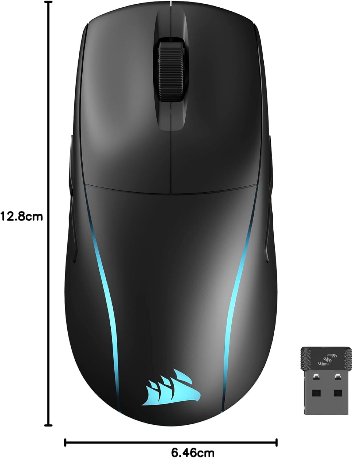 Corsair M75 Gaming miš WIRELESS, Crni