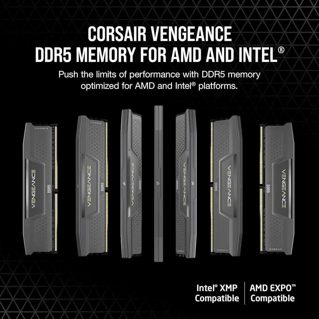 Corsair VENGEANCE Memorija 16GB(2x8GB) DDR5 5200MHz CL40 1.25V XMP & EXPO