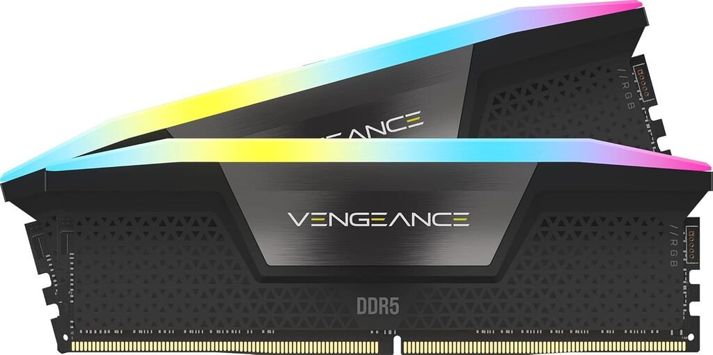Corsair VENGEANCE Memorija 32GB(2x16GB) DDR5 6000MHz CL38 1.35V RGB XMP