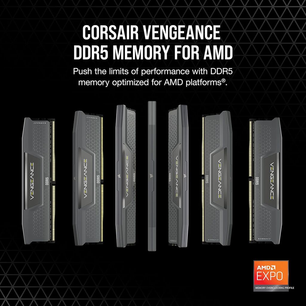 Corsair VENGEANCE Memorija 32GB(2x16GB) DDR5 6000MHz CL38 1.35V XMP & EXPO