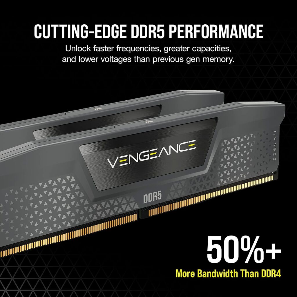 Corsair VENGEANCE Memorija 32GB(2x16GB) DDR5 6000MHz CL38 1.35V XMP & EXPO