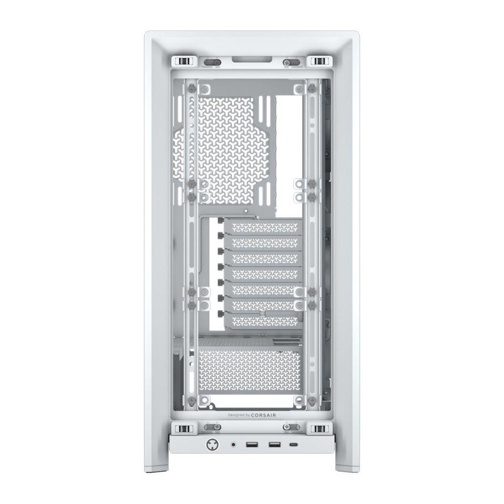 Corsair FRAME 4000D Kucište Mid-Tower ATX Kaljeno staklo Bez napajanja, Belo