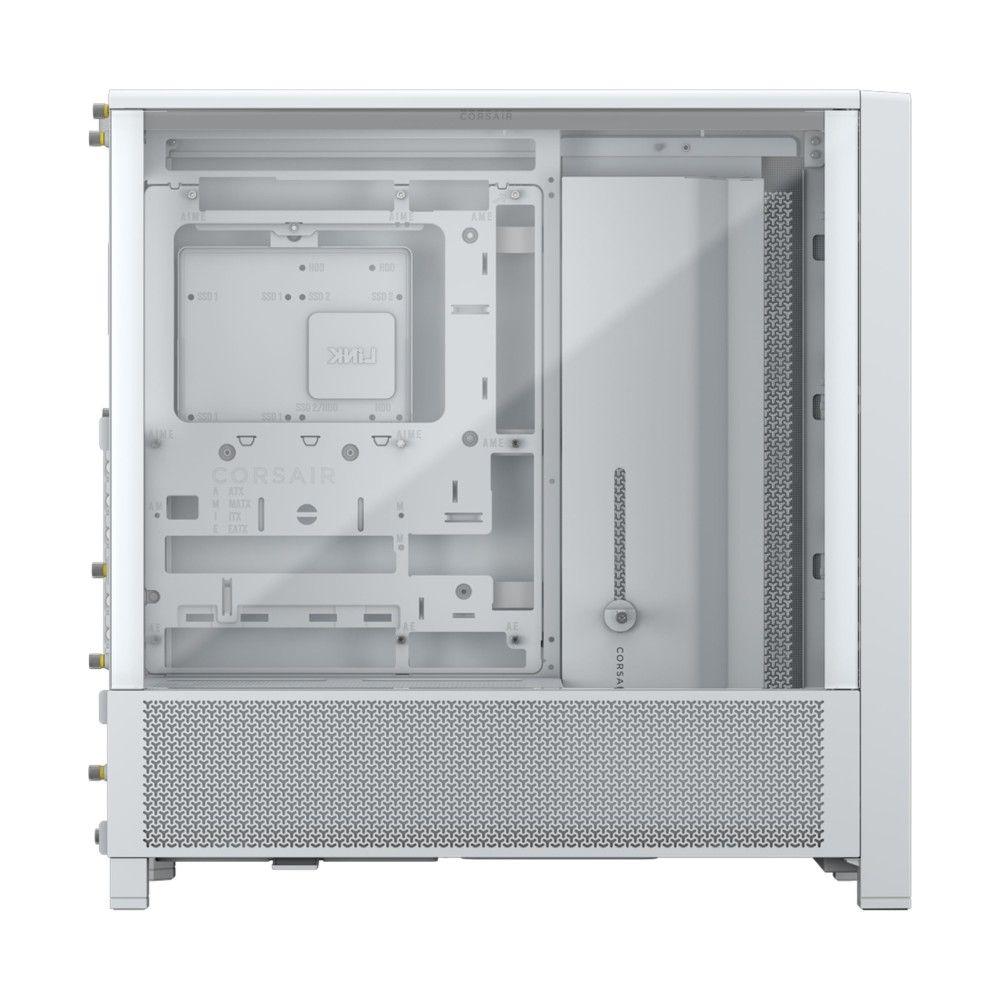Corsair FRAME 4000D Kucište Mid-Tower ATX Kaljeno staklo Bez napajanja, Belo