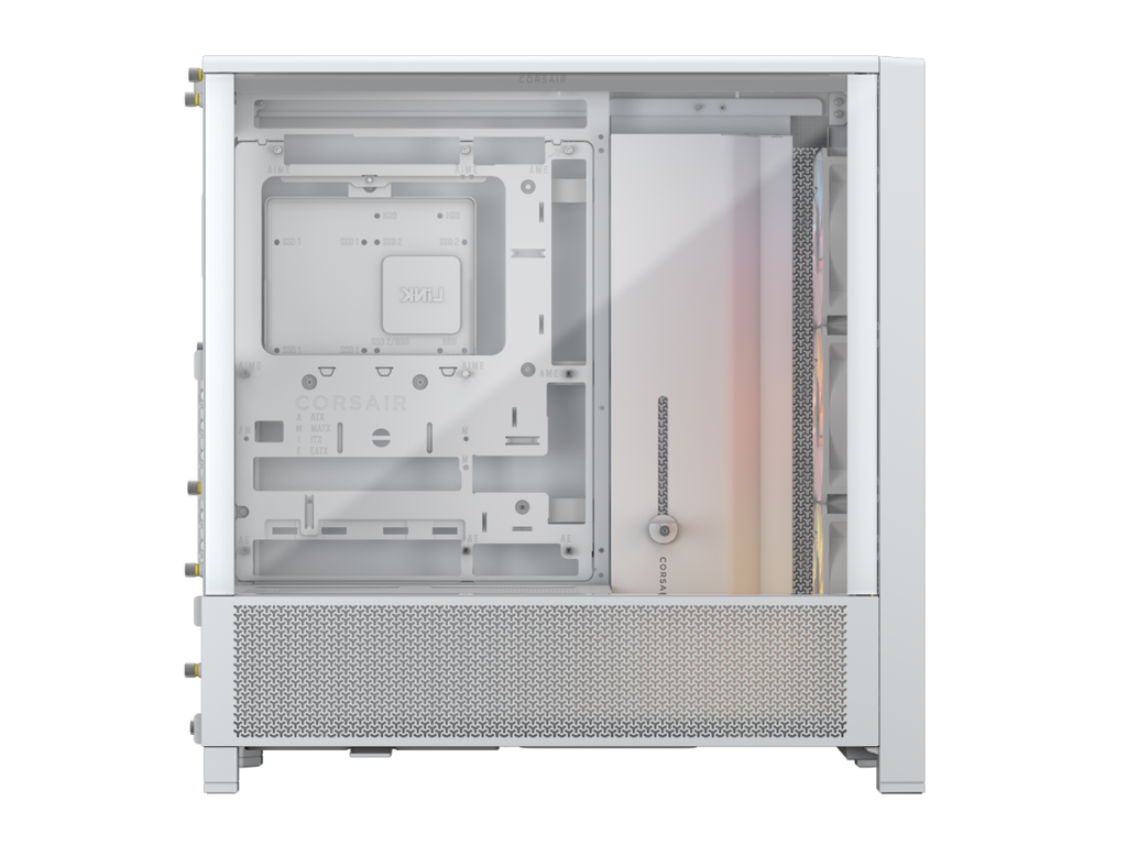 Corsair 4000D RS Case Frame Kućište ATX Bela