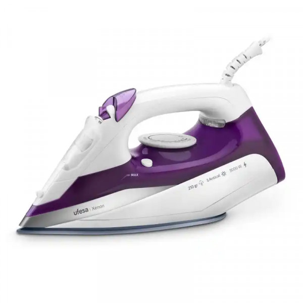 Iron Ufesa Xenon/power 3000W/purple white/anti calc