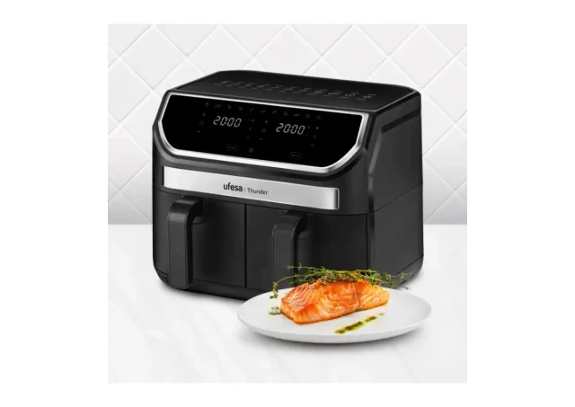 AirFryer Ufesa Thunder/bezuljna/zapremina 9l/dupla posuda