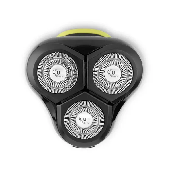 UFESA Pivot Power Aparat za brijanje Trimer/ 3 kružna noža, Crno-zeleni