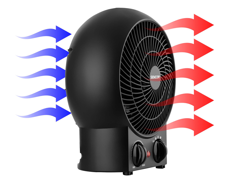 Sencor SFH 7021BK Ventilatorska grejalica, Crna