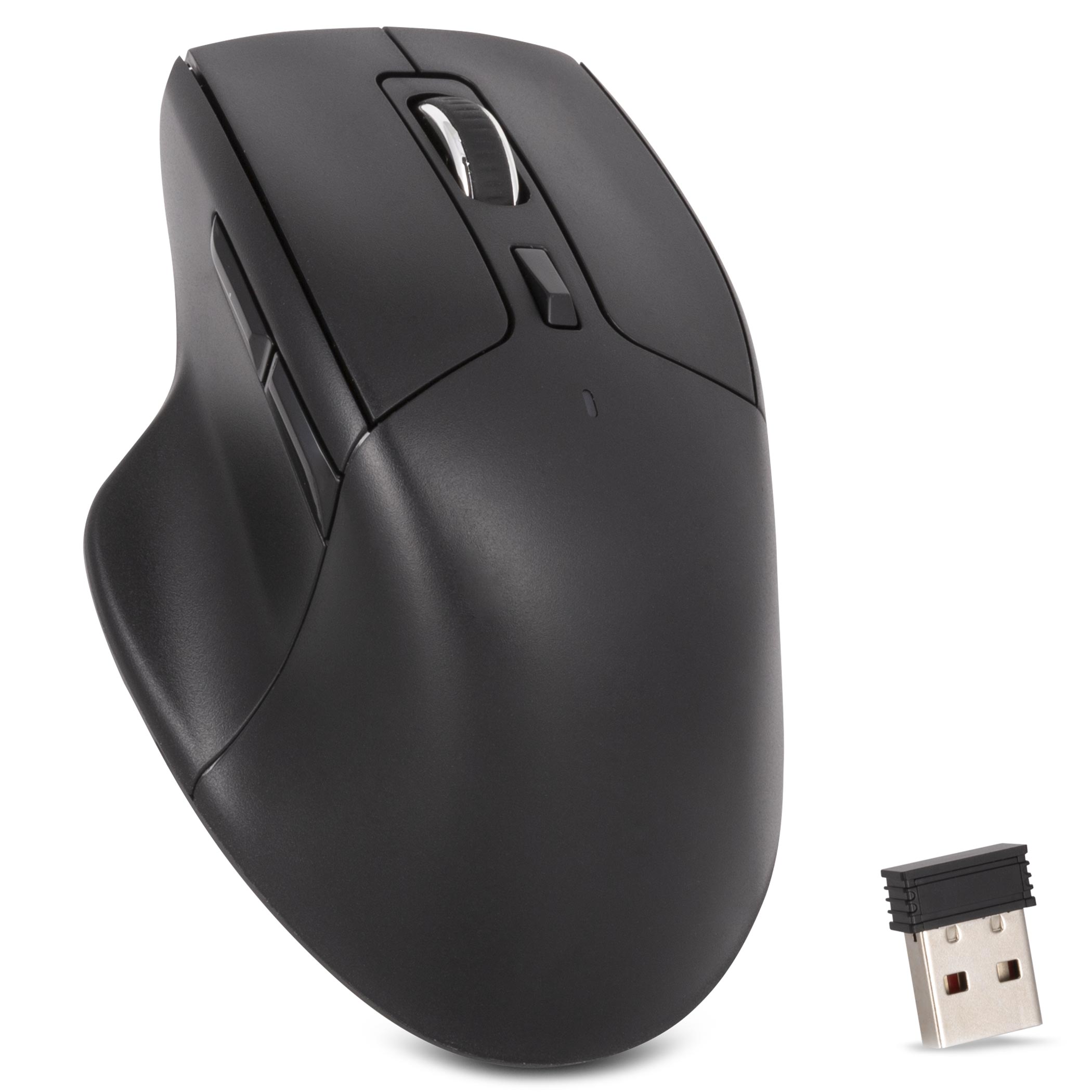 Bežični tihi miš Yenkee YMS 2035 1600 dpi/tihi prekidači/ergonomski dizajn/Crni