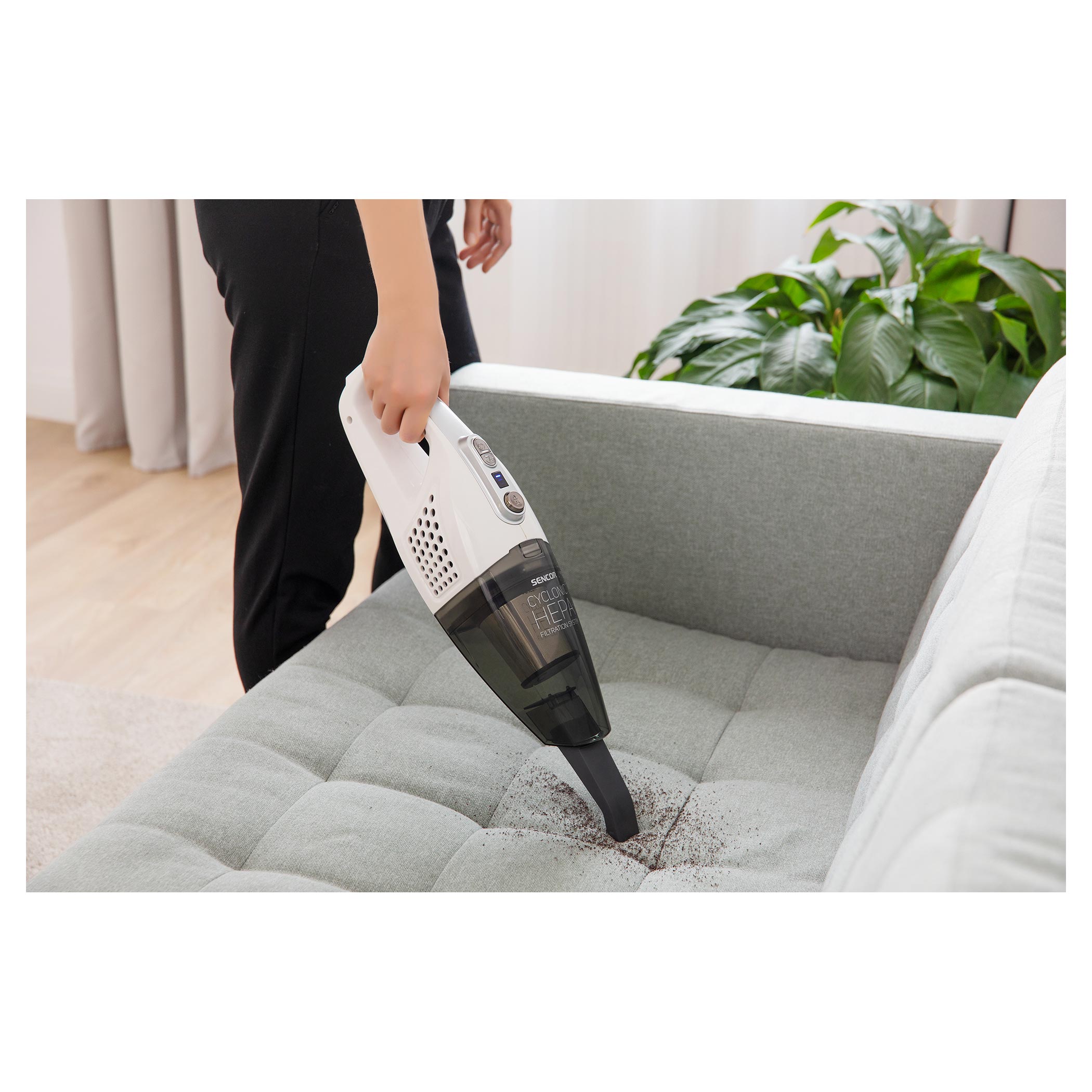 Sencor SVC 7811WH Bežični štapni usisivač 2u1 Vreme rada 25 minuta 0.5l, Beli