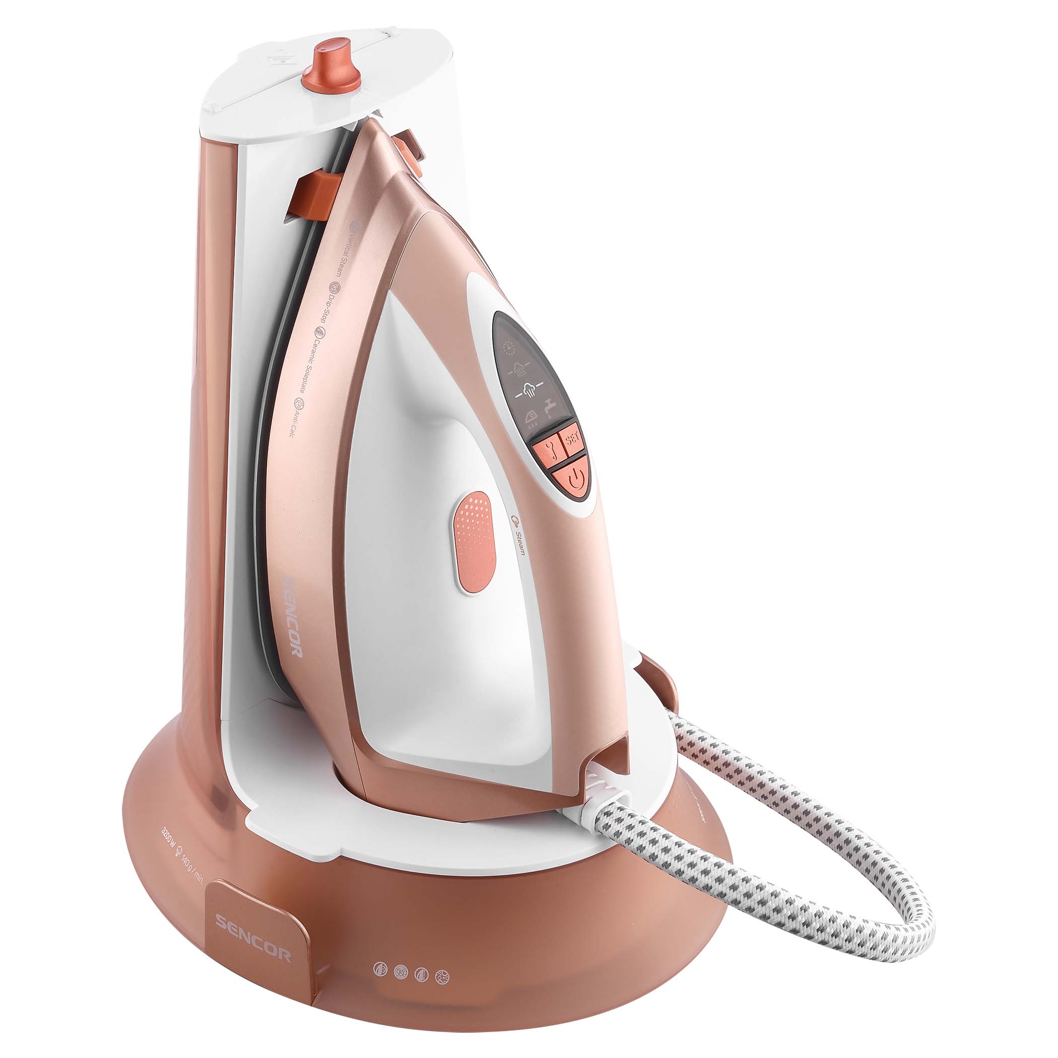 Sencor SSI 0910RS Parna stanica 3200 W Drip-stop Anti-Calc System