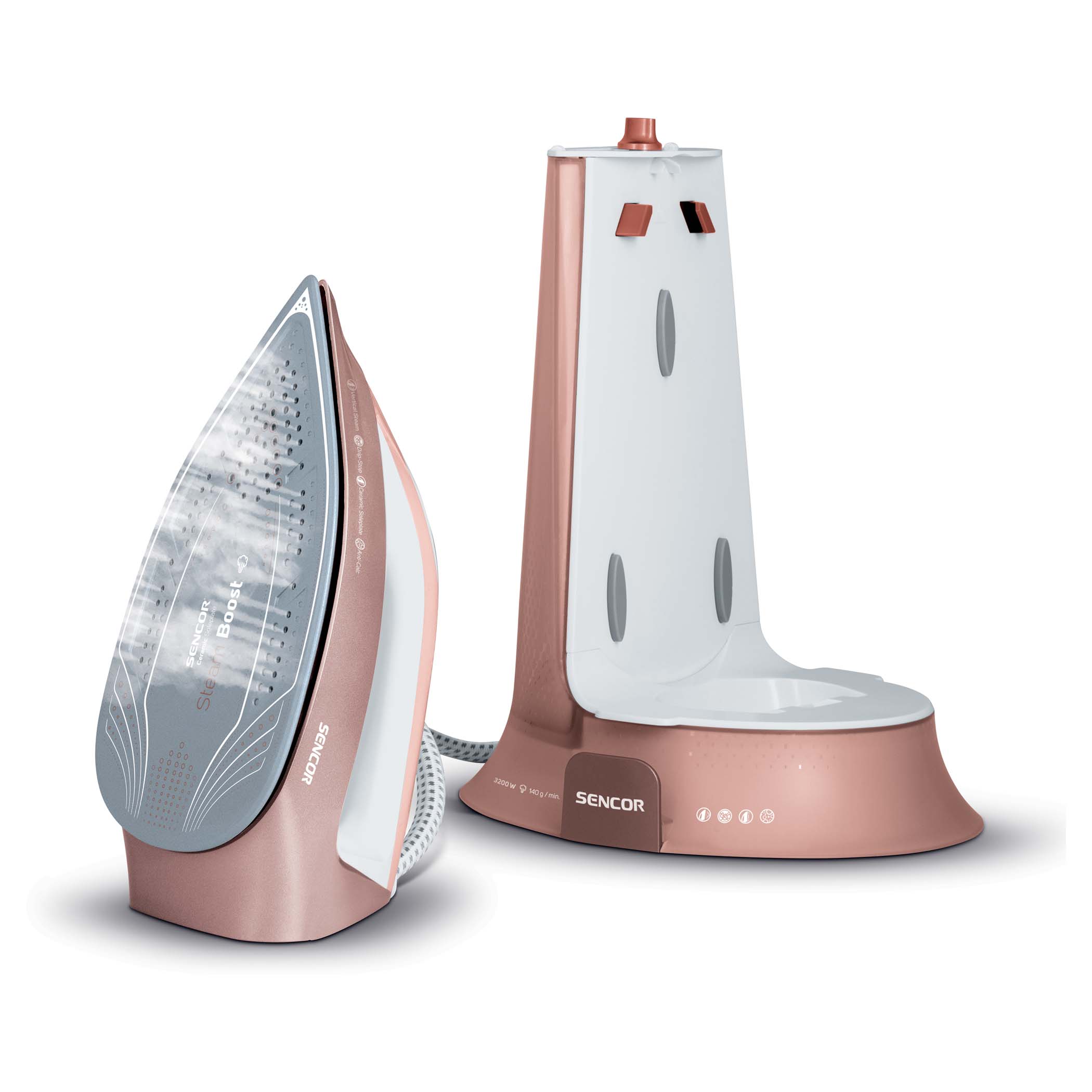 Sencor SSI 0910RS Parna stanica 3200 W Drip-stop Anti-Calc System