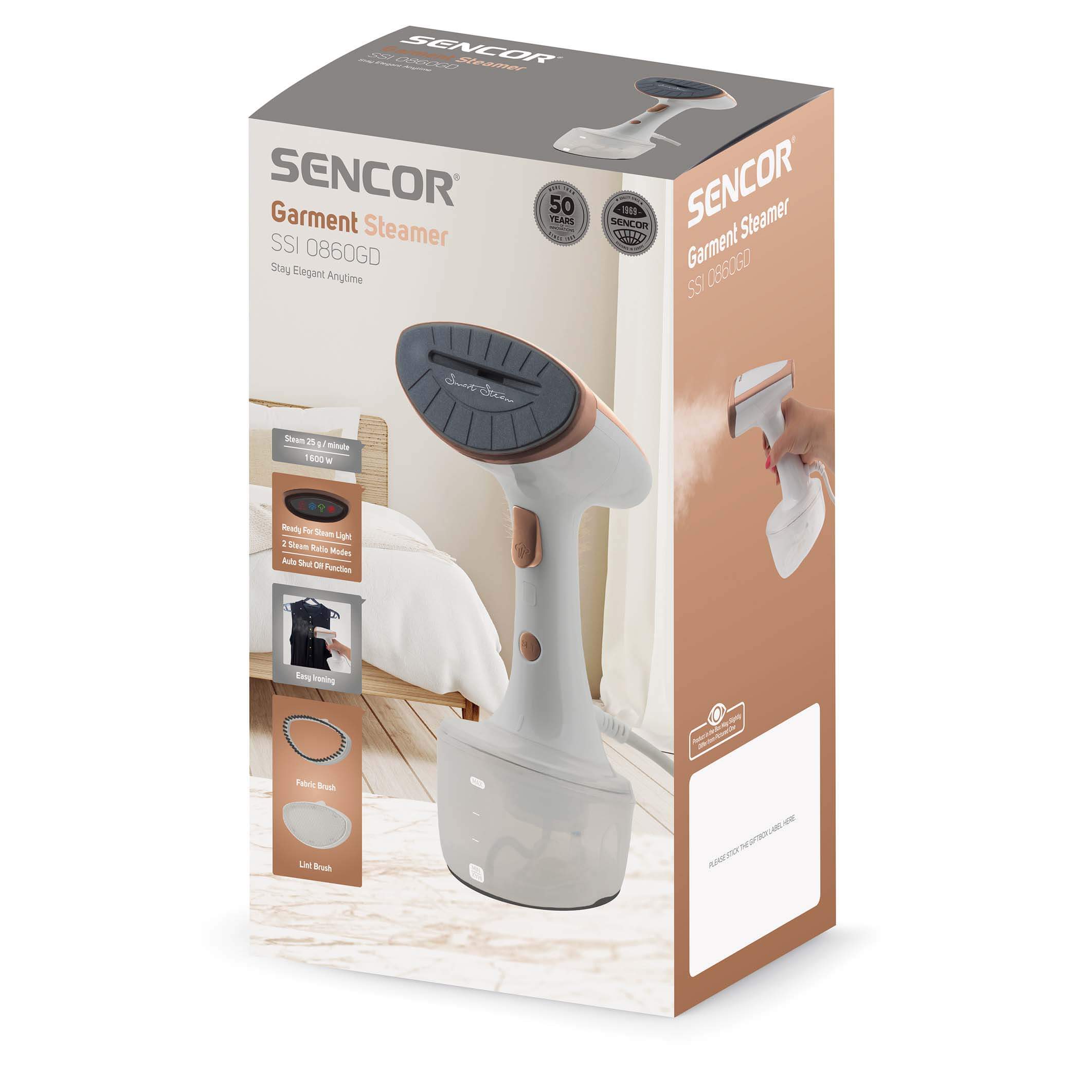 Sencor SSI 0860GD Pegla za vertikalno peglanje 1600W 25g/min udar pare Drip-Stop