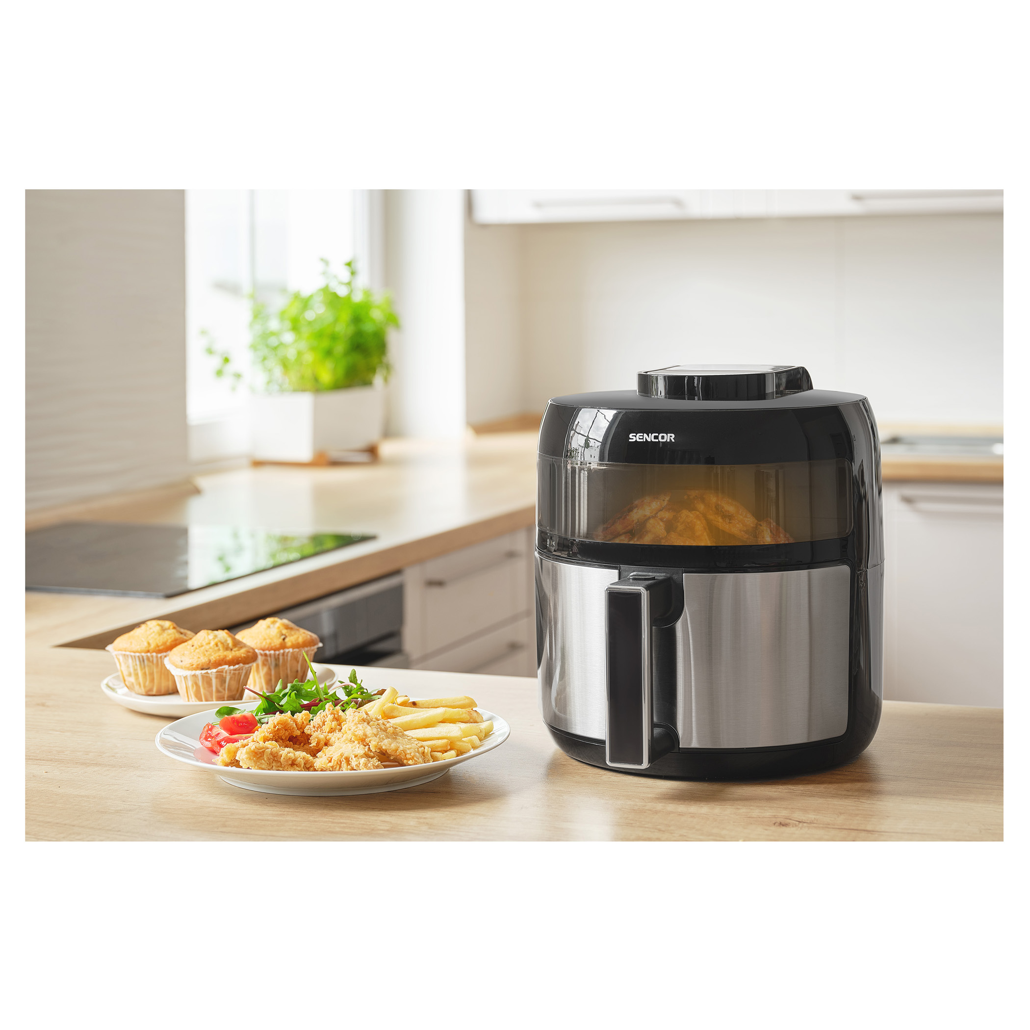 Sencor SFR 5010BK Friteza 1500W 5l Inox