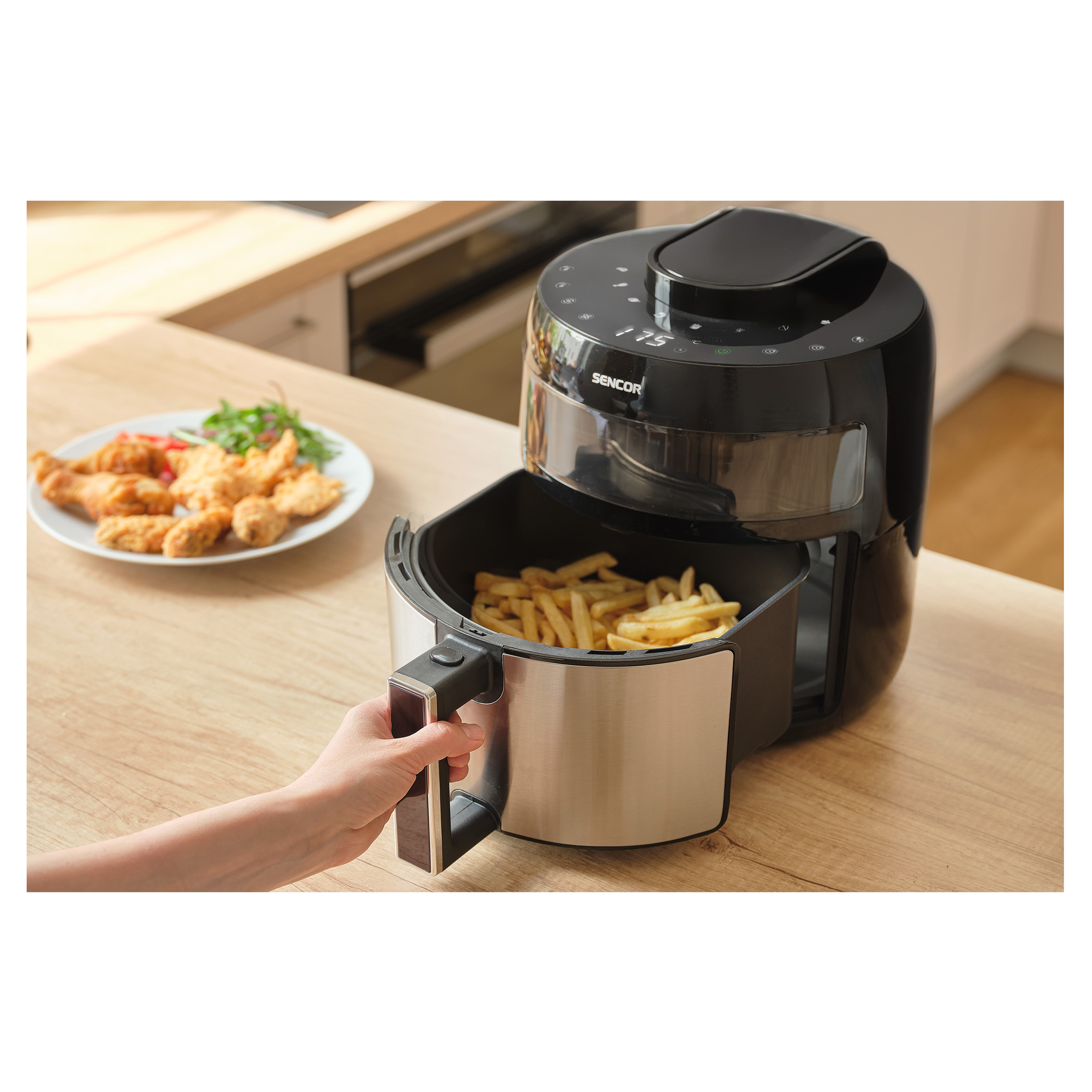 Sencor SFR 5010BK Friteza 1500W 5l Inox