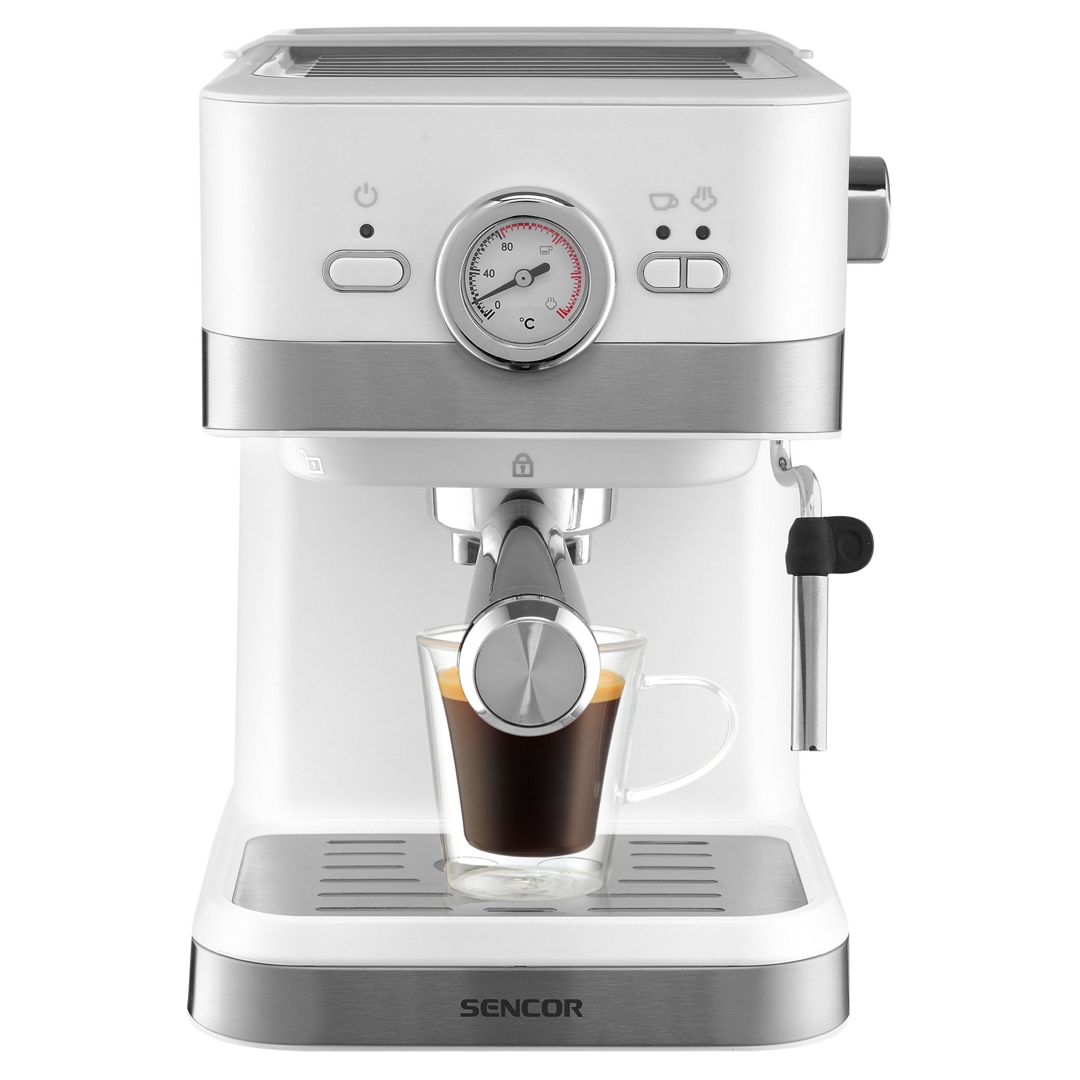 Sencor SES 1720WH Aparat za espresso kafu 2 šolje, Beli