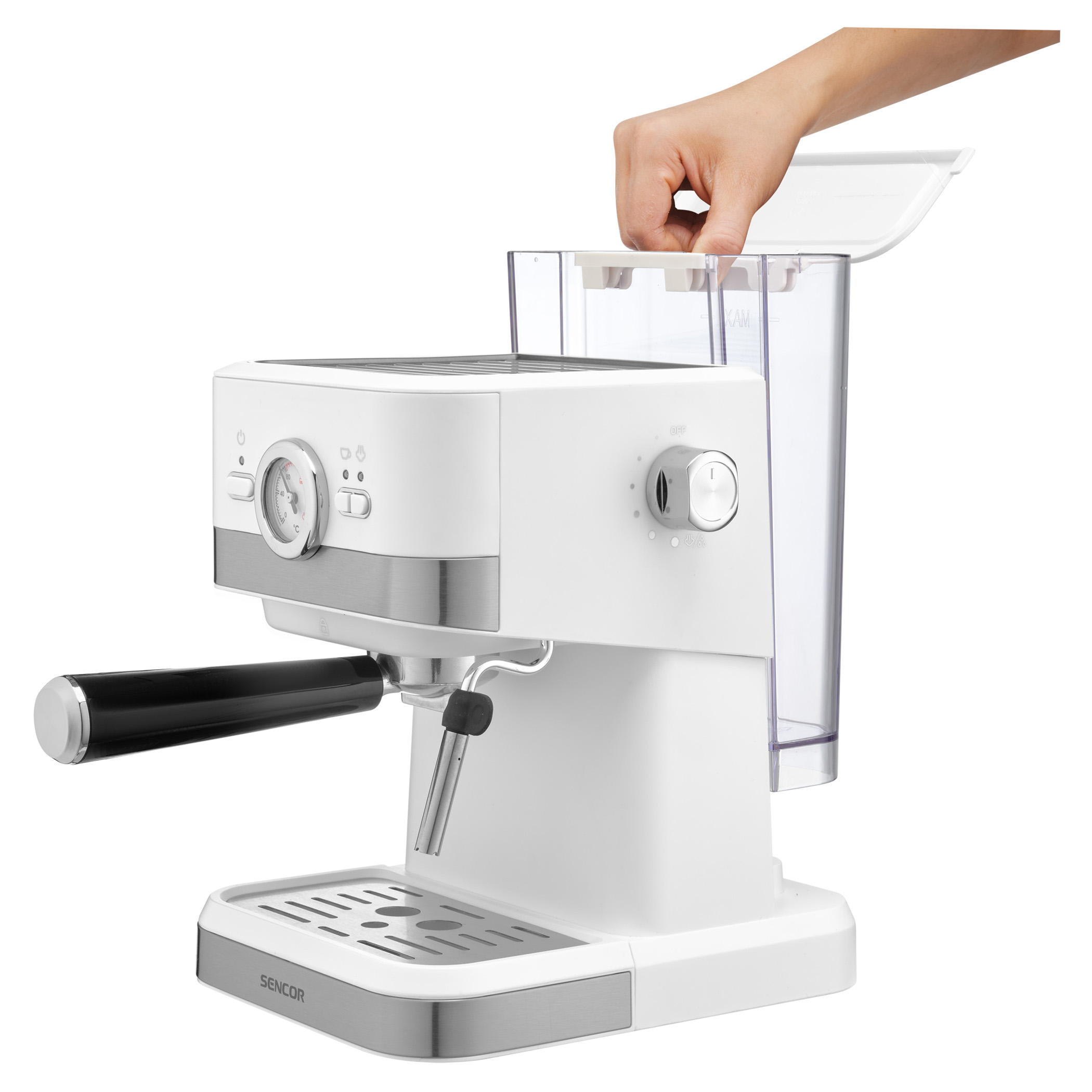 Sencor SES 1720WH Aparat za espresso kafu 2 šolje, Beli