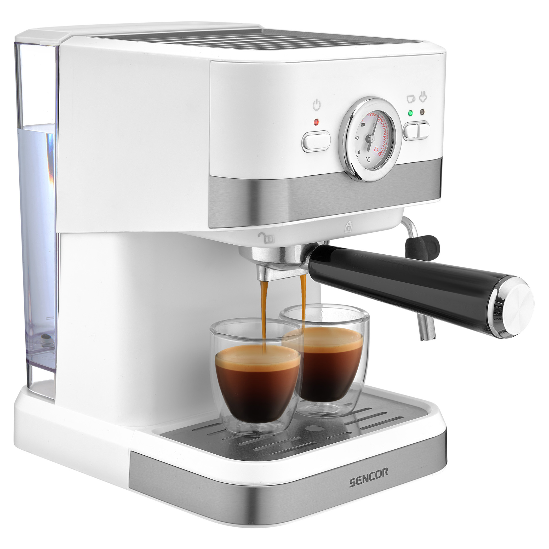 Sencor SES 1720WH Aparat za espresso kafu 2 šolje, Beli