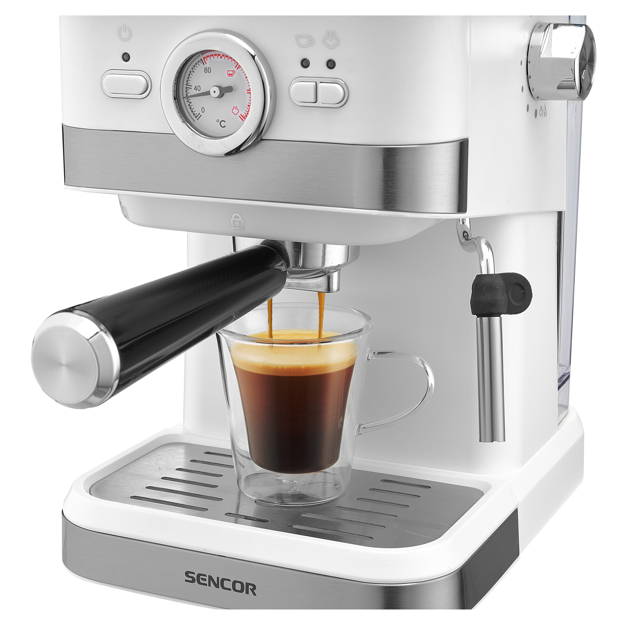 Sencor SES 1720WH Aparat za espresso kafu 2 šolje, Beli