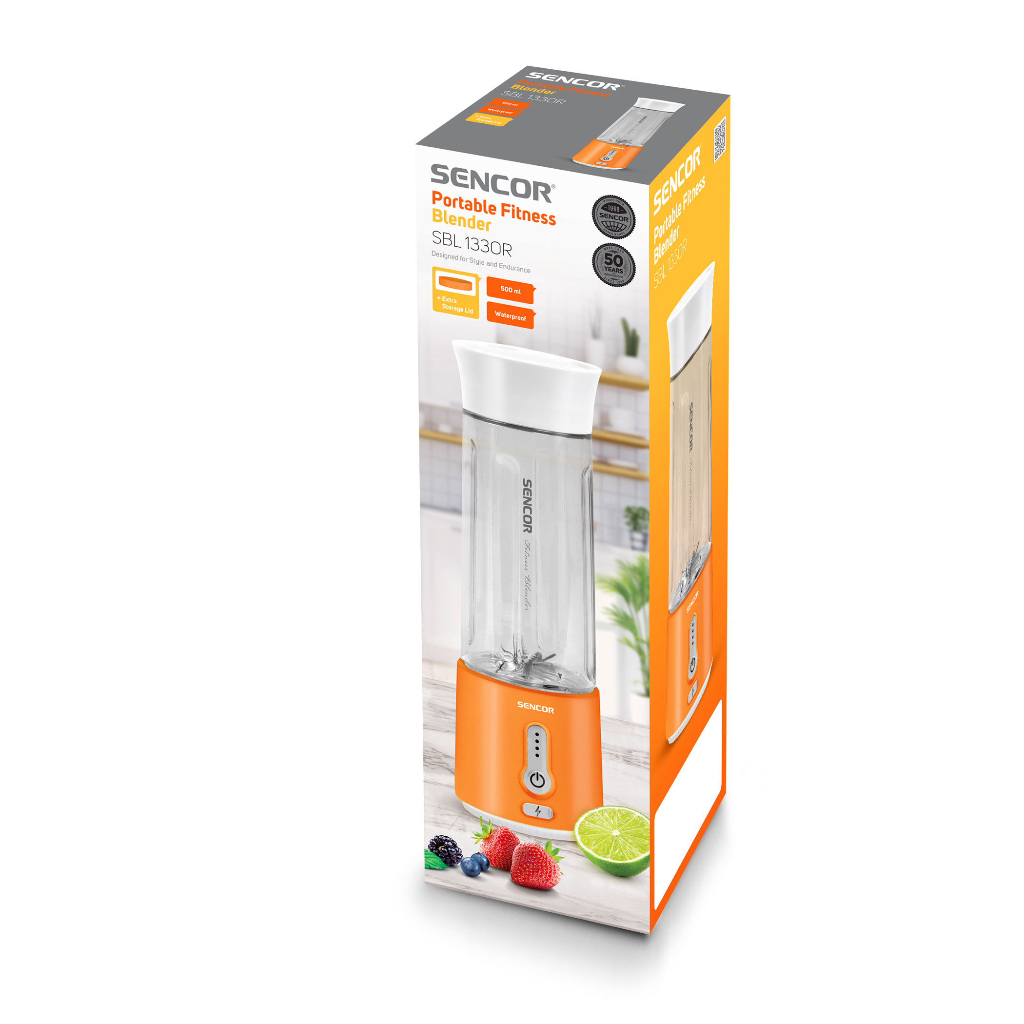 Sencor SBL 133OR Bežični blender 150W, Narandžasti
