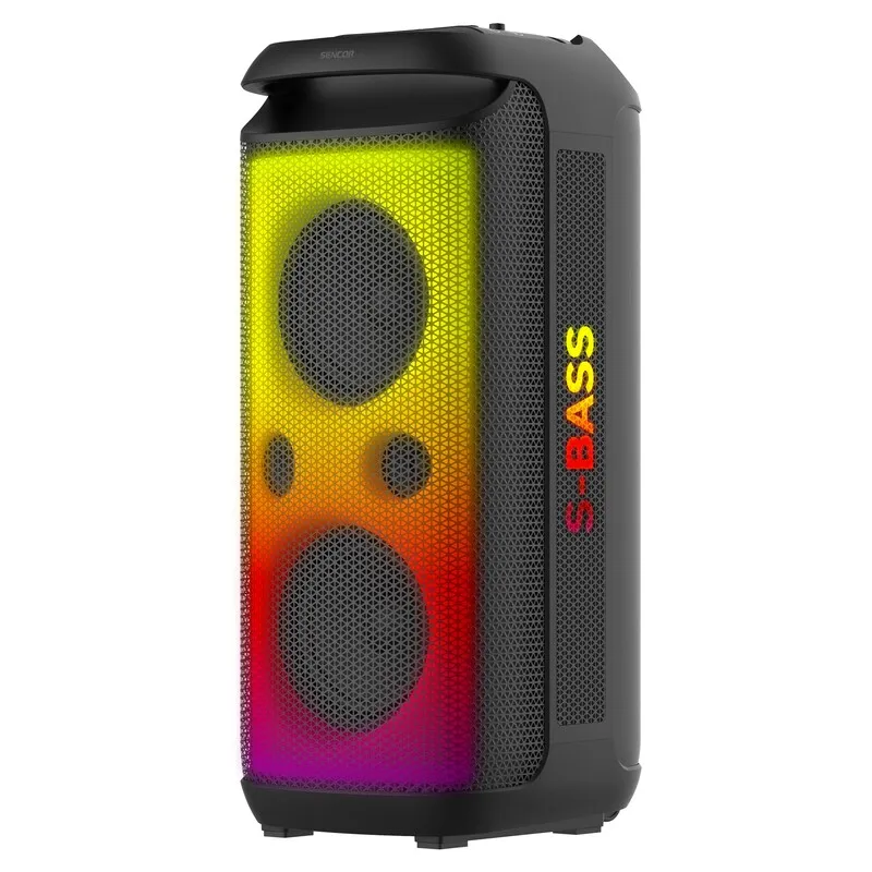 Sencor Partycone Boost Karaoke zvučnik 250W TWS IPX4 bežični mikrofon FM SD 2xUSB