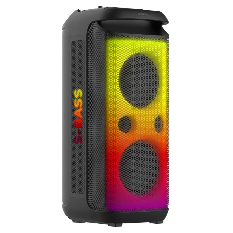 Sencor Partycone Boost Karaoke zvučnik 250W TWS IPX4 bežični mikrofon FM SD 2xUSB