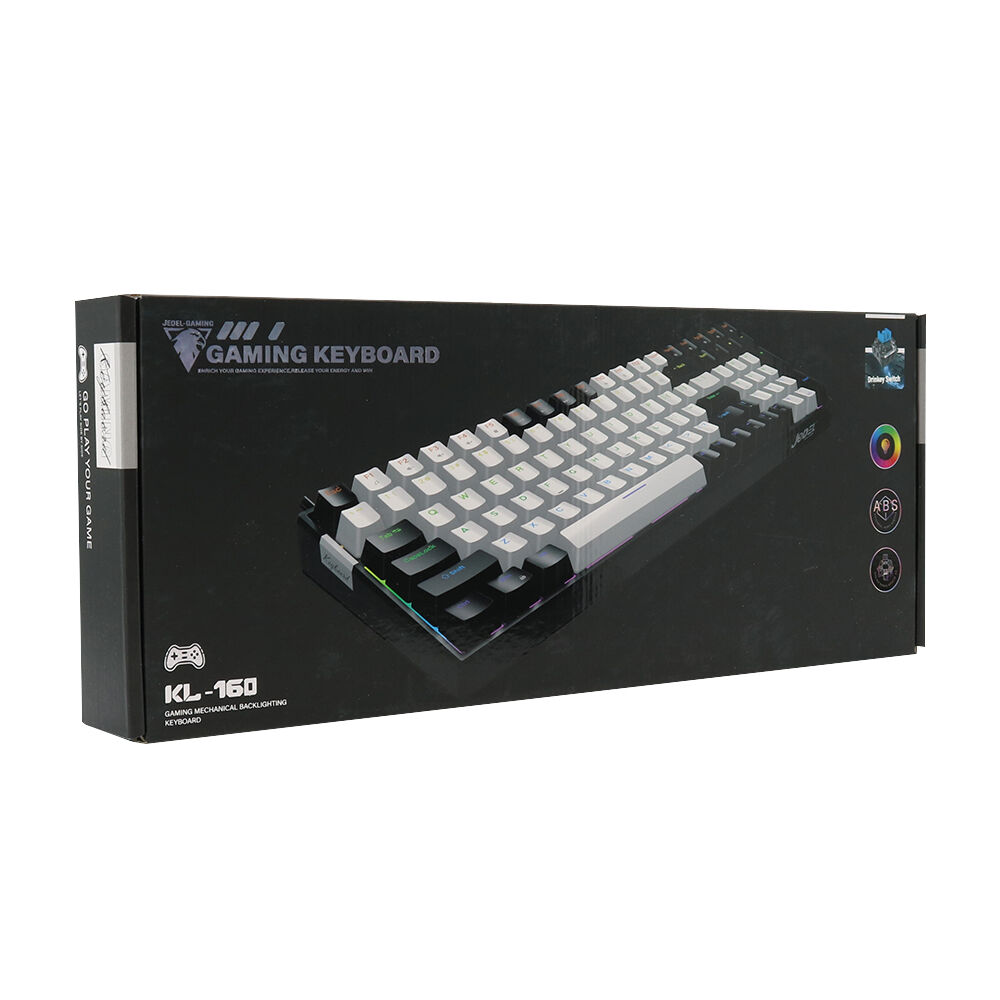 JEDEL KL160 Žična tastatura Mehanička, Rainbow