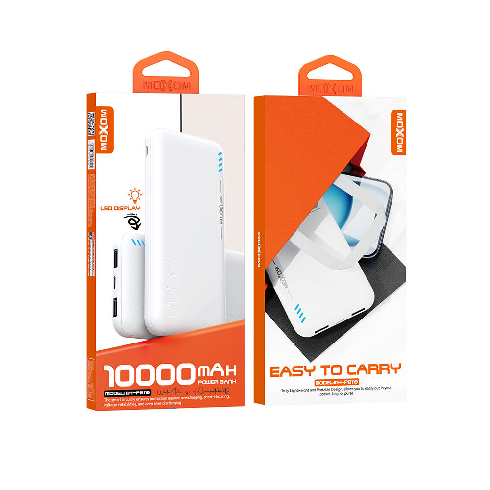 MOXOM MX‑PB119 Power Bank 10000mAh 2.4A, Beli