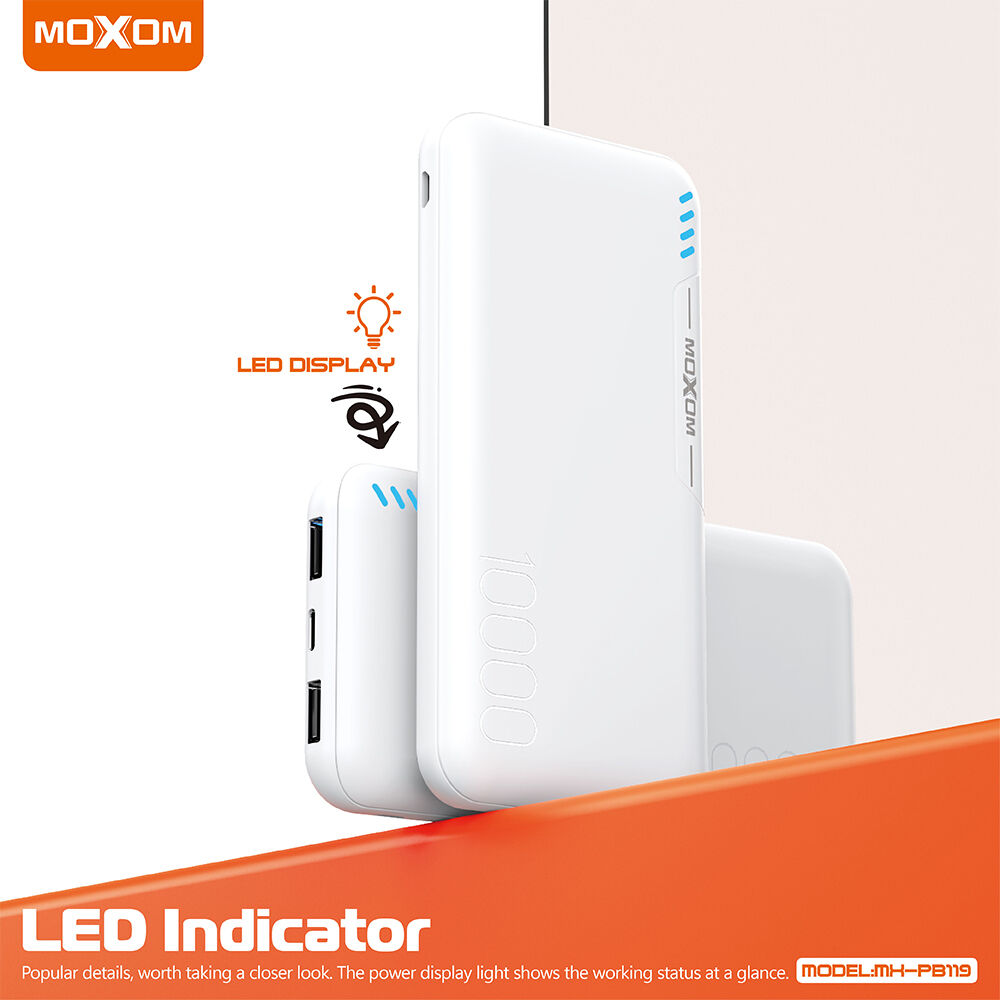 MOXOM MX‑PB119 Power Bank 10000mAh 2.4A, Beli