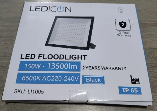 Ledicon LED Reflektor 150 W 13500lm 6500 K IP65