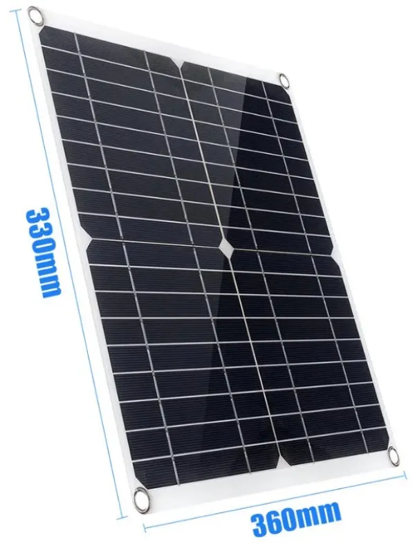 Gembird SOL-PANEL20W Solarni panel USB Vodootporni 20W 330x360x3mm