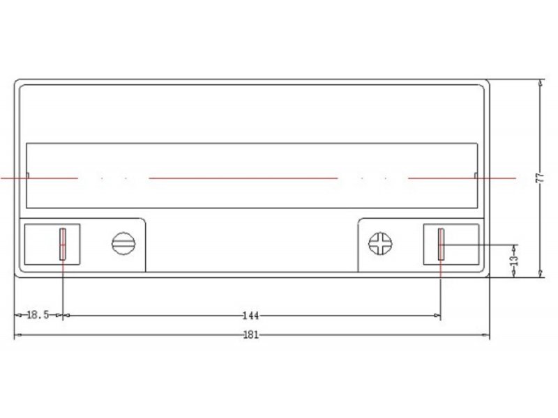 NPP NPG12V-17Ah Gel Baterija za UPS C20=17AH T3 180*77*167*167