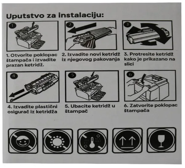 Gembird C-TK5440 Y Toner Kyocera Zamenska kaseta 2.2k, Žuta