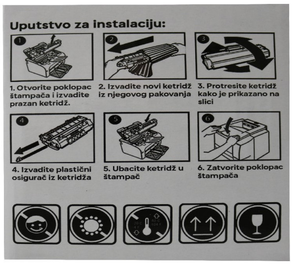 Gembird Zamenski toner za HP štampač W1350A C-135A M209 M234