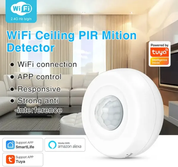 Gembird ZIGBEE-SMART-PIR-MS08 Infracrveni detektor pokreta WiFi