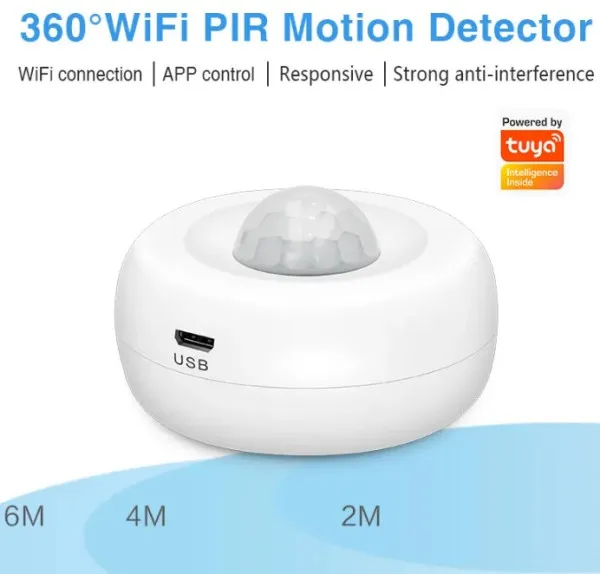Gembird ZIGBEE-SMART-PIR-MS08 Infracrveni detektor pokreta WiFi