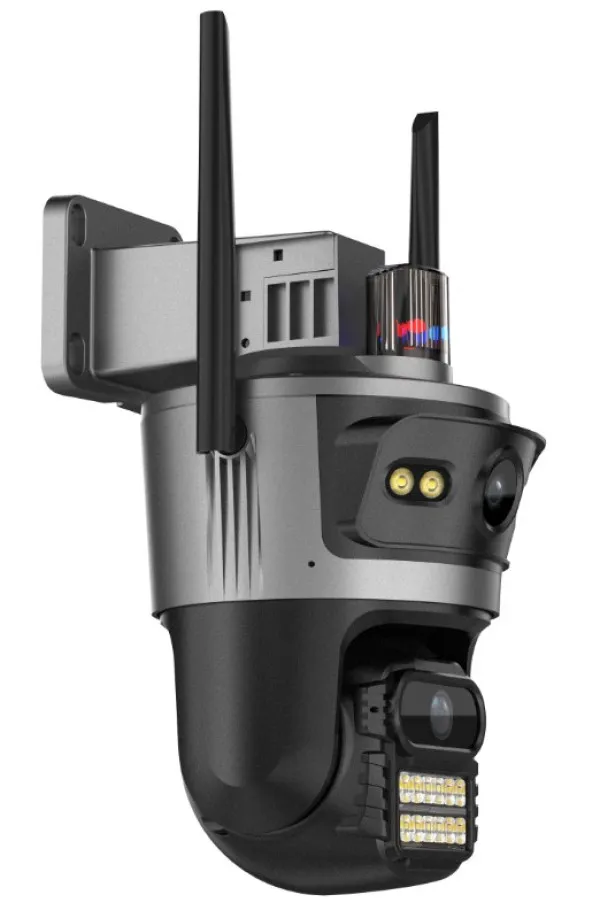 Gembird CAM-IP4MP-TQ11-AOV-4G IP solarna kamera 4 MP (2 MP + 2 MP) H.265 3.8" iCSee aplikacija 3.6 mm 4G IP66