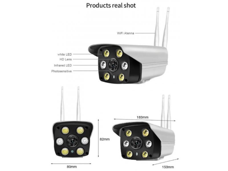Gembird CAM-IP3MP-B6 Bullit Nadzorna kamera 3 mpx