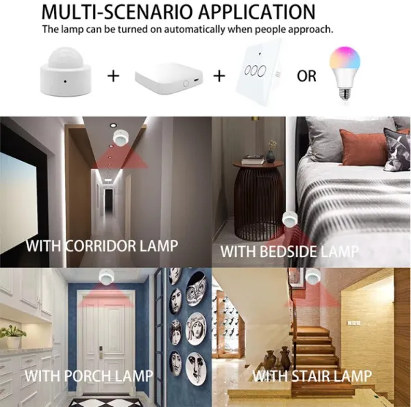 Gembird ZIGBEE-SMART-ALARM-RSH-MS10 Mini Infracrveni alarm-senzor 2u1