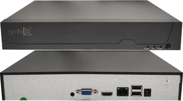 Gembird NVR-P3016QT Video snimač GMB 16 kanala do 8 megapiksela H.265 XMEYE App Onvif P2P iCloud do 6tb