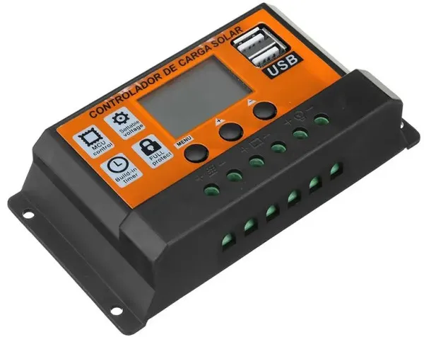 Gembird Automatski solarni kontroler punjenja baterije 100A/50A/30A/20A/10A LCD Dual
