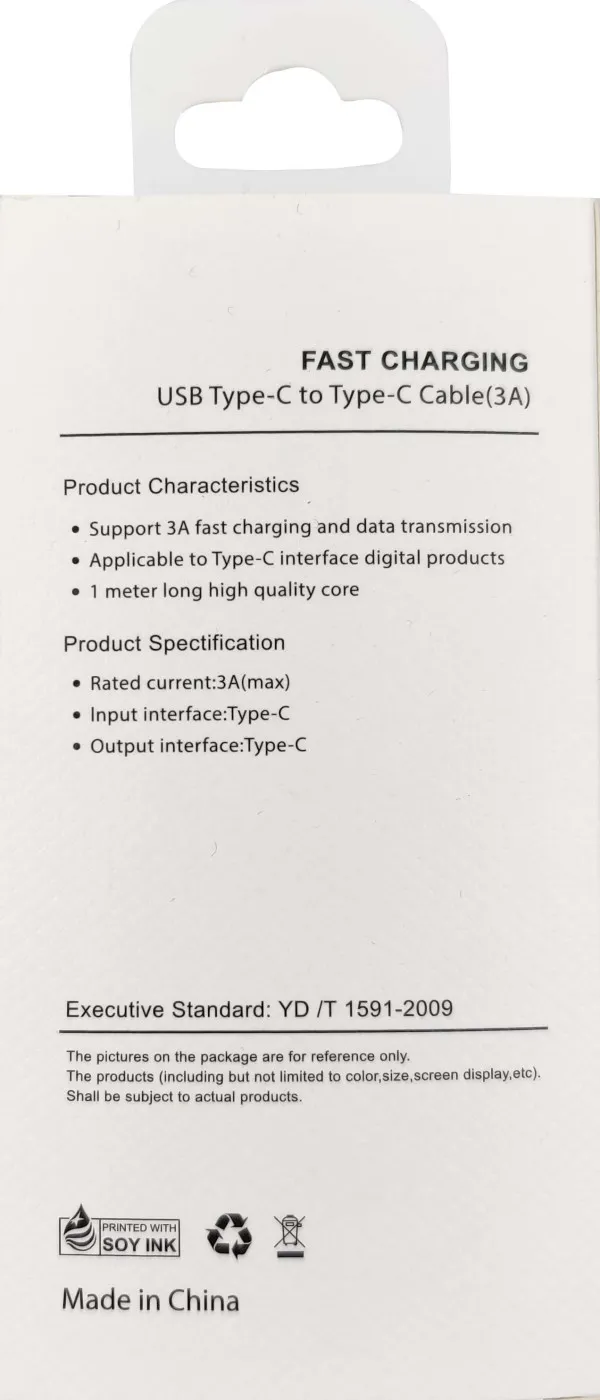 Gembird CCP-AMCM-AMCM-1.0w Kabl USB-C, USB3.0 1m, Beli